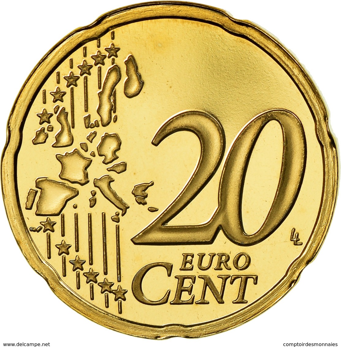 Monaco, 20 Euro Cent, Prince Albert, 2006, Proof, FDC, Laiton, KM:182 - Monaco