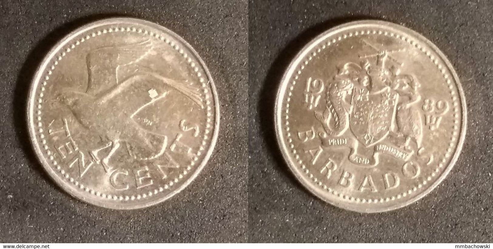 Barbados - 10 Cents 1989 Used (ba005) - Barbados