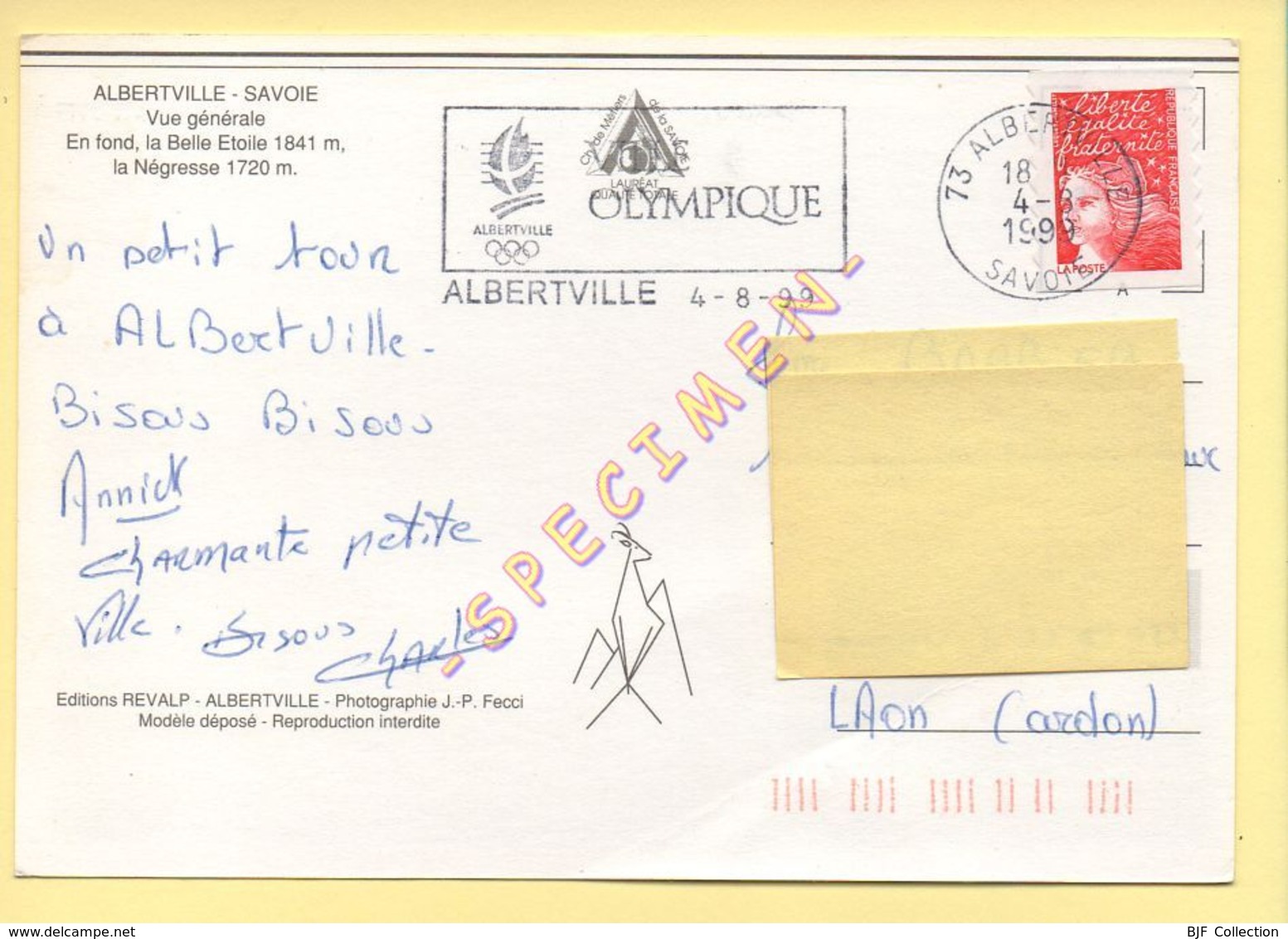 73. ALBERTVILLE – Vue Générale – En Fond, La Belle Etoile 1841 M., La Négresse 1720 M. - Albertville