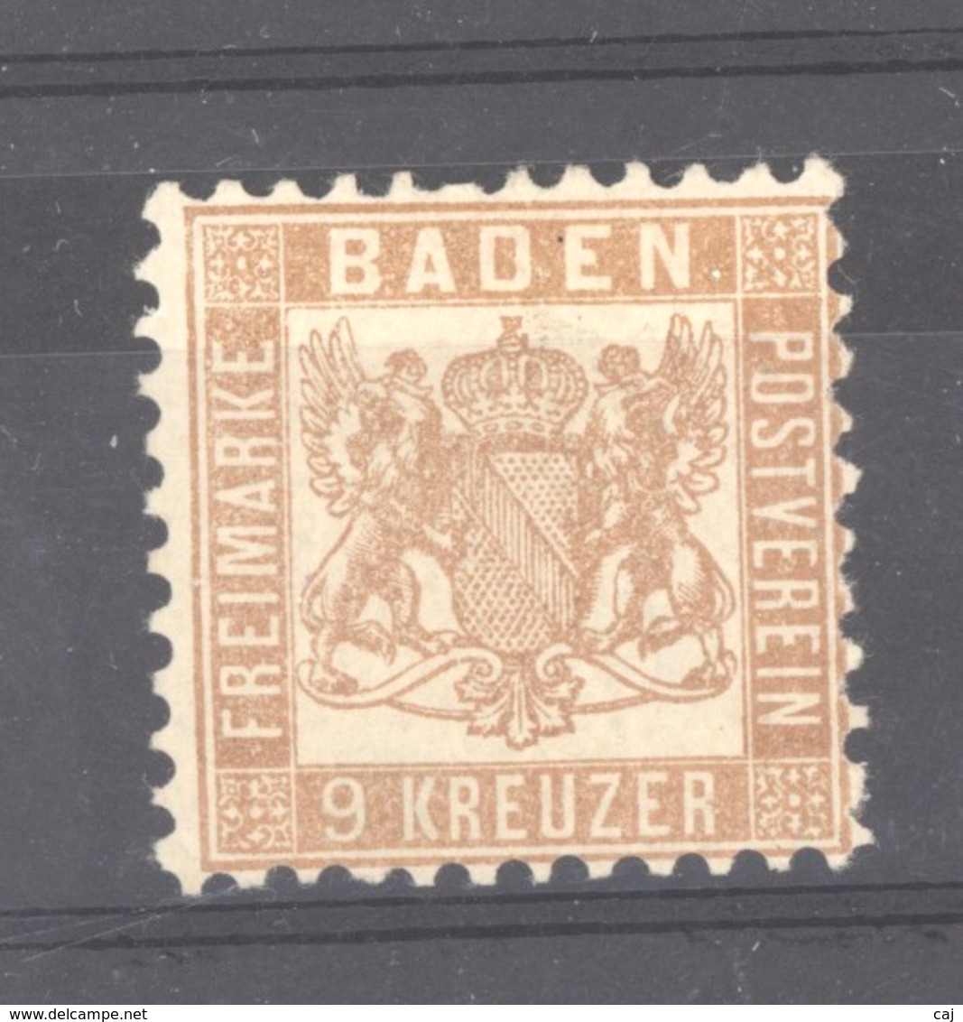 GRX 0706  -  Allemagne  -  Bade  :  Yv  19a  *  Brun Pâle - Postfris