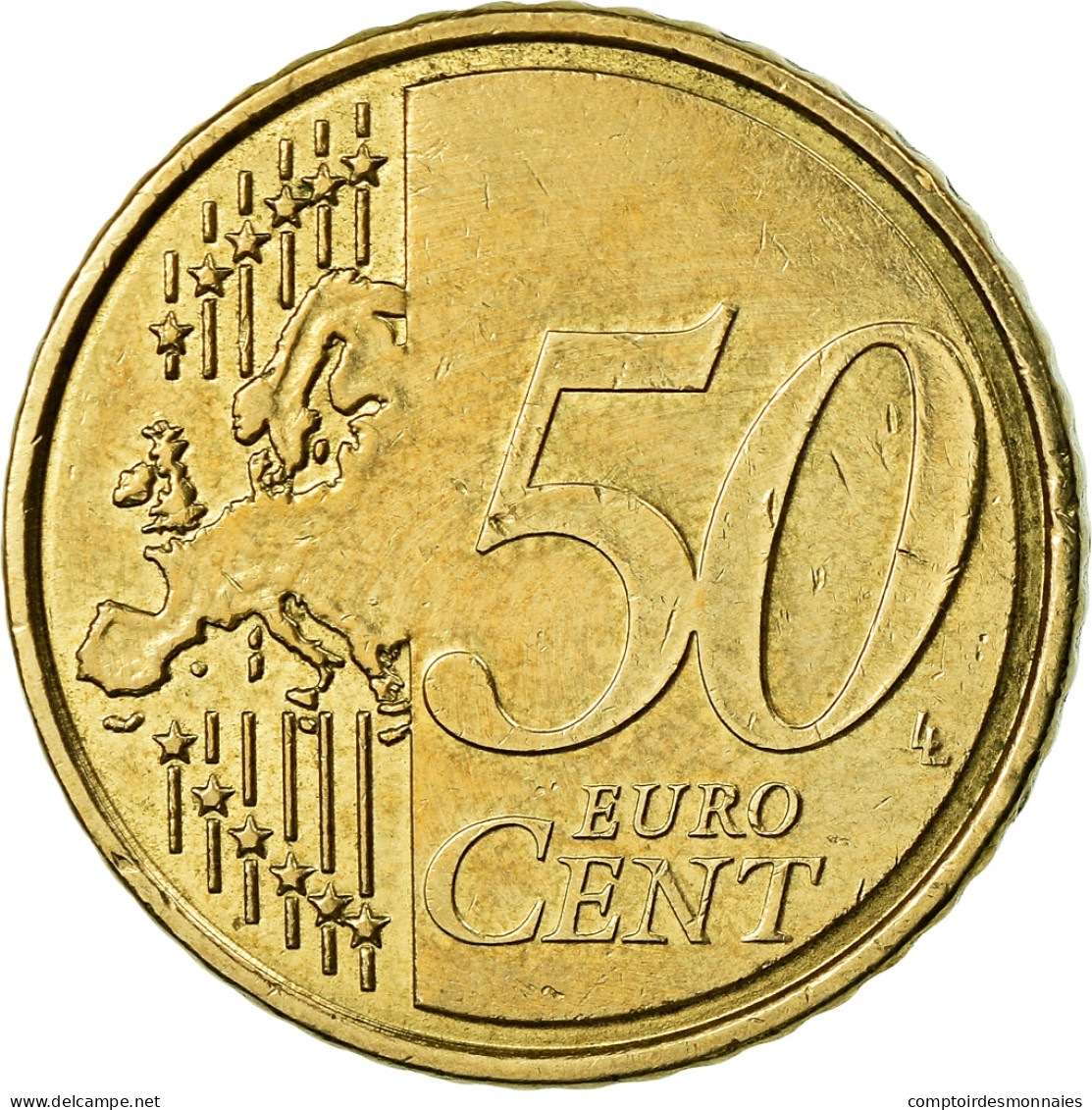 Malte, 50 Euro Cent, 2008, TTB+, Laiton, KM:130 - Malta