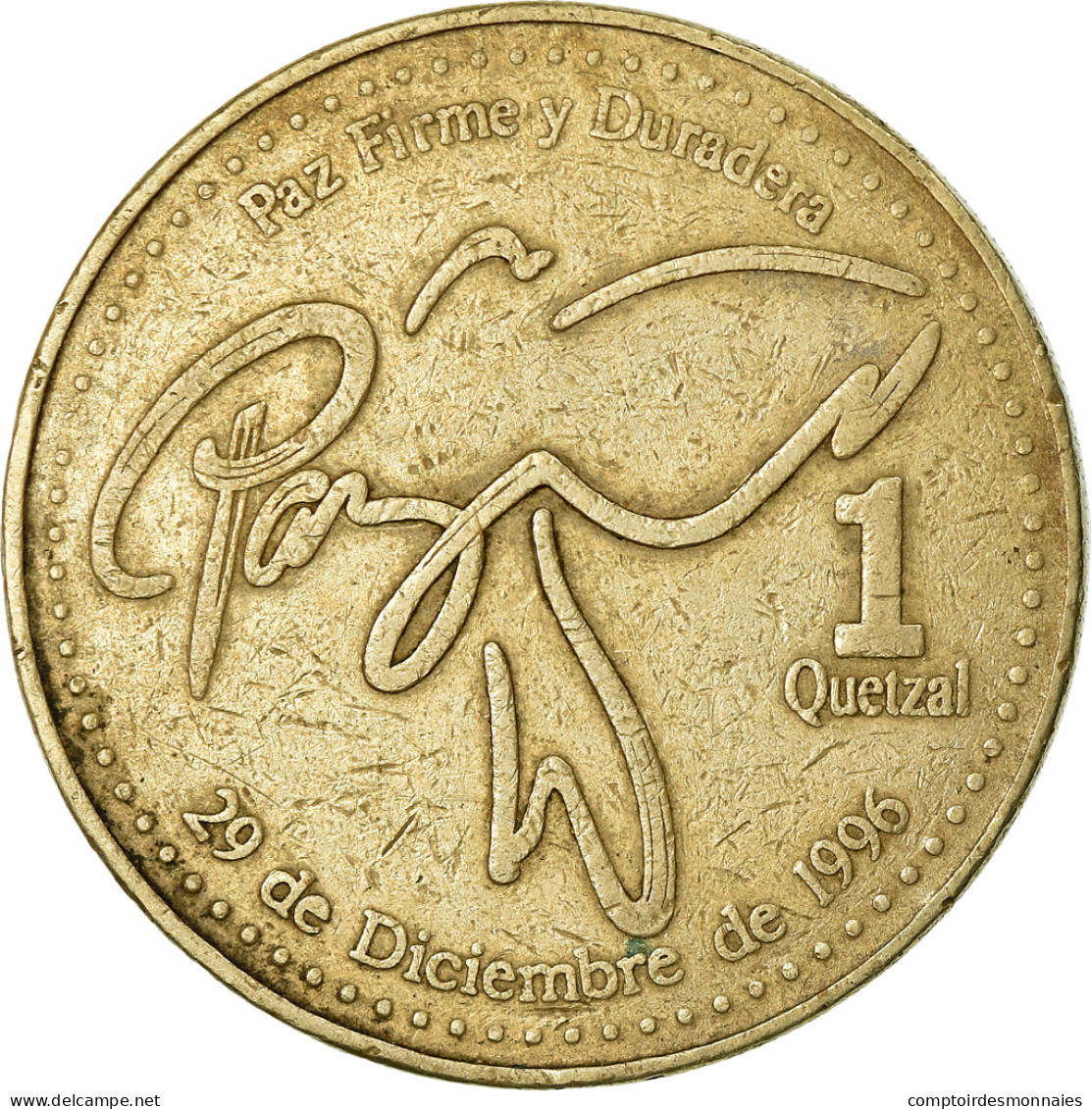 Monnaie, Guatemala, Quetzal, 2000, TB+, Nickel-brass, KM:284 - Guatemala