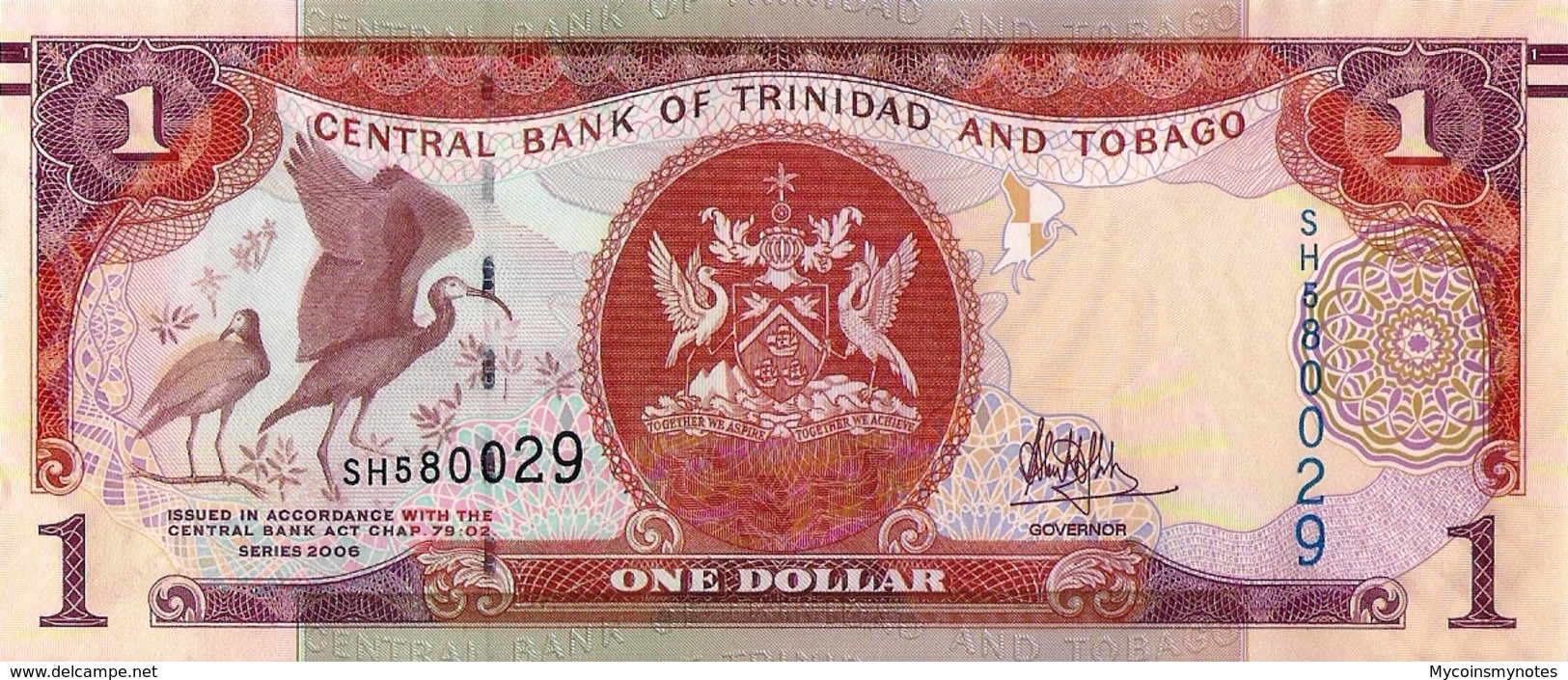 TRINIDAD & TOBAGO, 1 DOLLAR, 2006, P46, UNC - Trinidad Y Tobago