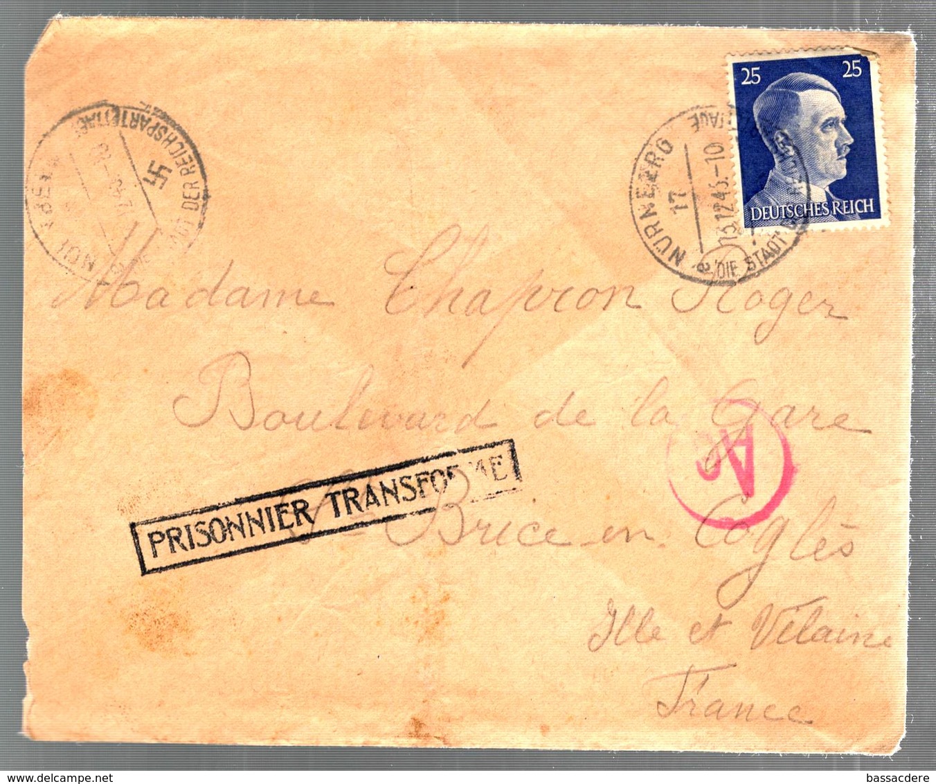 32036 - PRISONNIER TRANFORME - Guerra De 1939-45