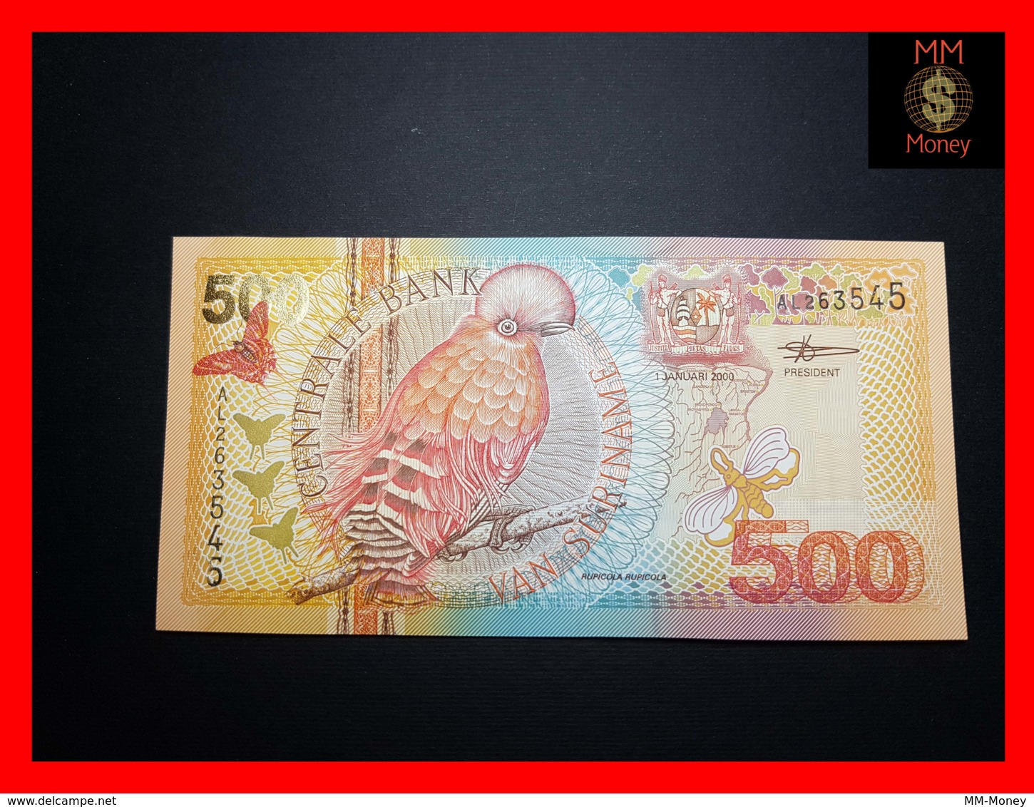 SURINAME 500 Gulden 1.1.2000 P. 150  UNC - Surinam