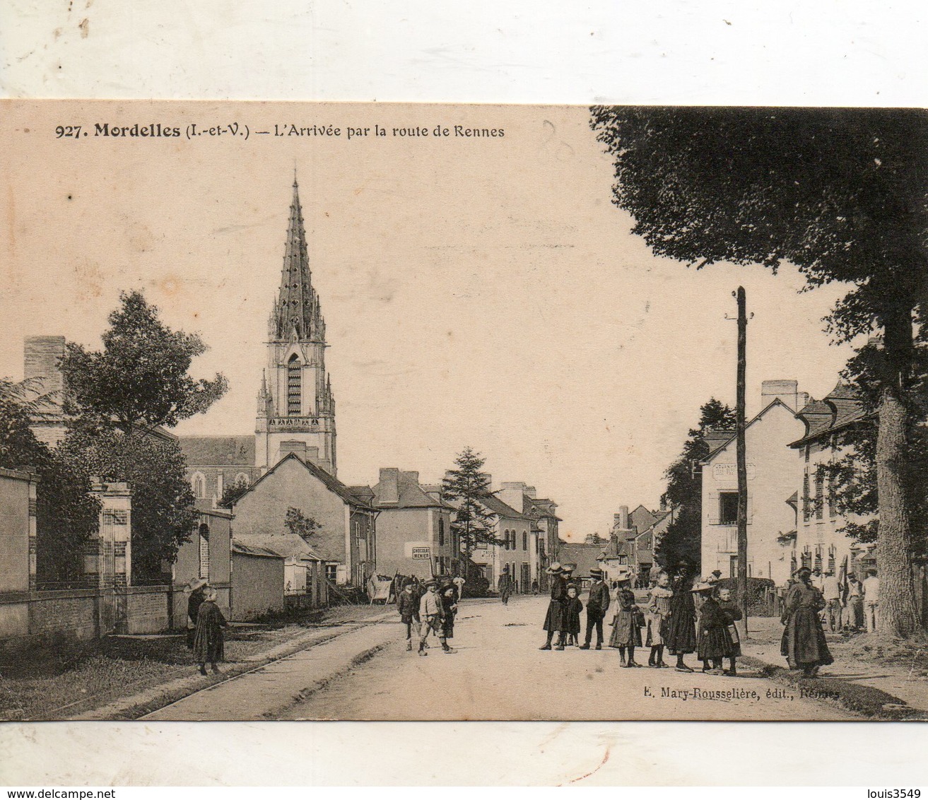 Mordelles -   L' Arrivée    Par  Le  Route  De  Rennes. - Other & Unclassified