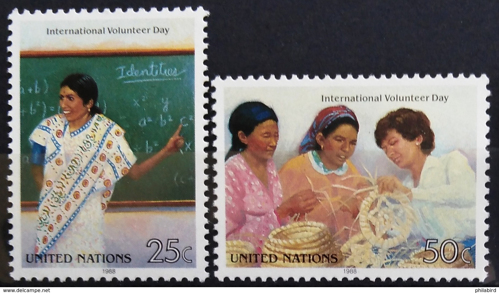NATIONS-UNIS  NEW YORK                   N° 517/518                      NEUF** - Unused Stamps