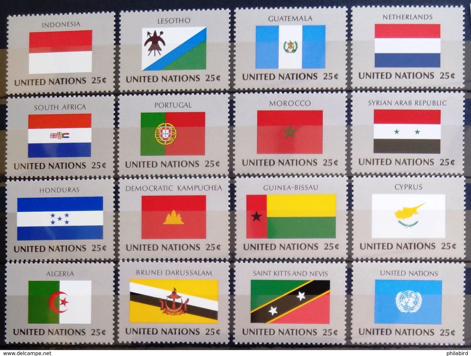 NATIONS-UNIS  NEW YORK                   N° 547/562                      NEUF** - Unused Stamps