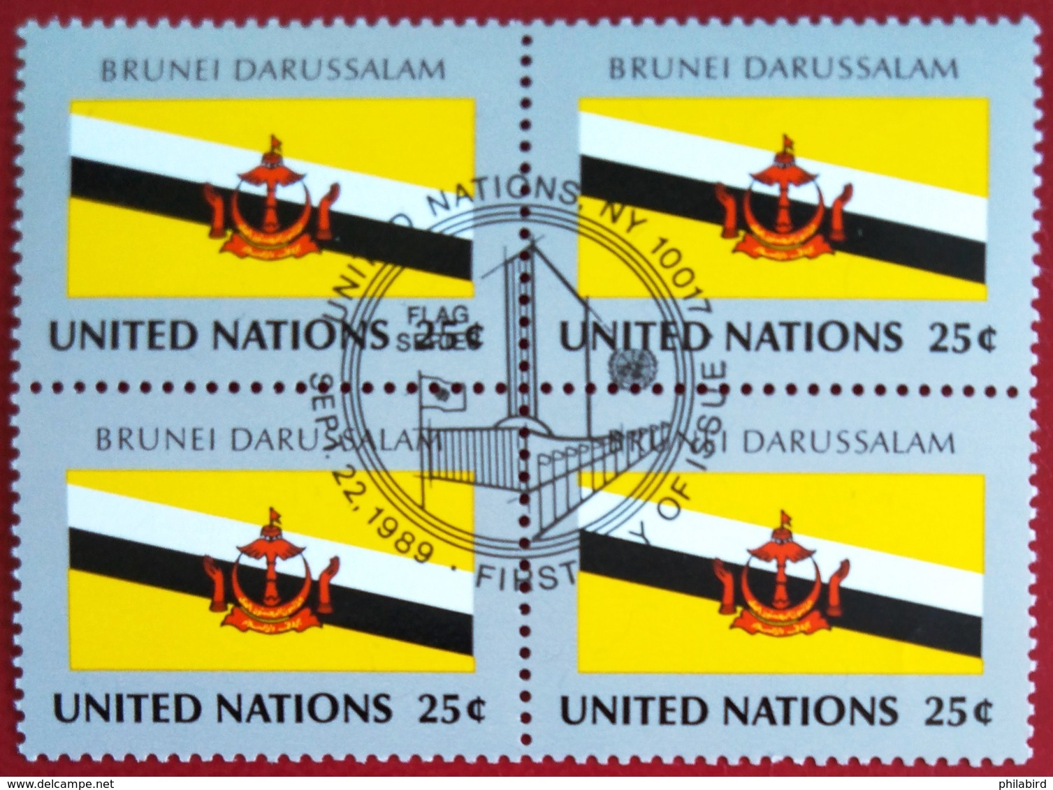 NATIONS-UNIS  NEW YORK                   N° 560 X4         1° JOUR - Used Stamps