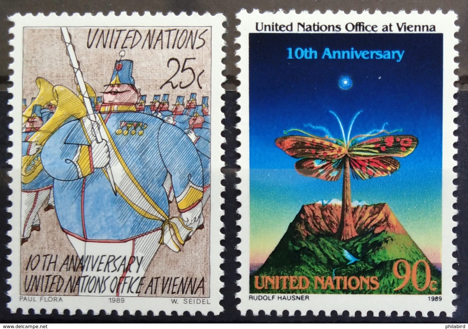 NATIONS-UNIS  NEW YORK                   N° 545/546                      NEUF** - Unused Stamps