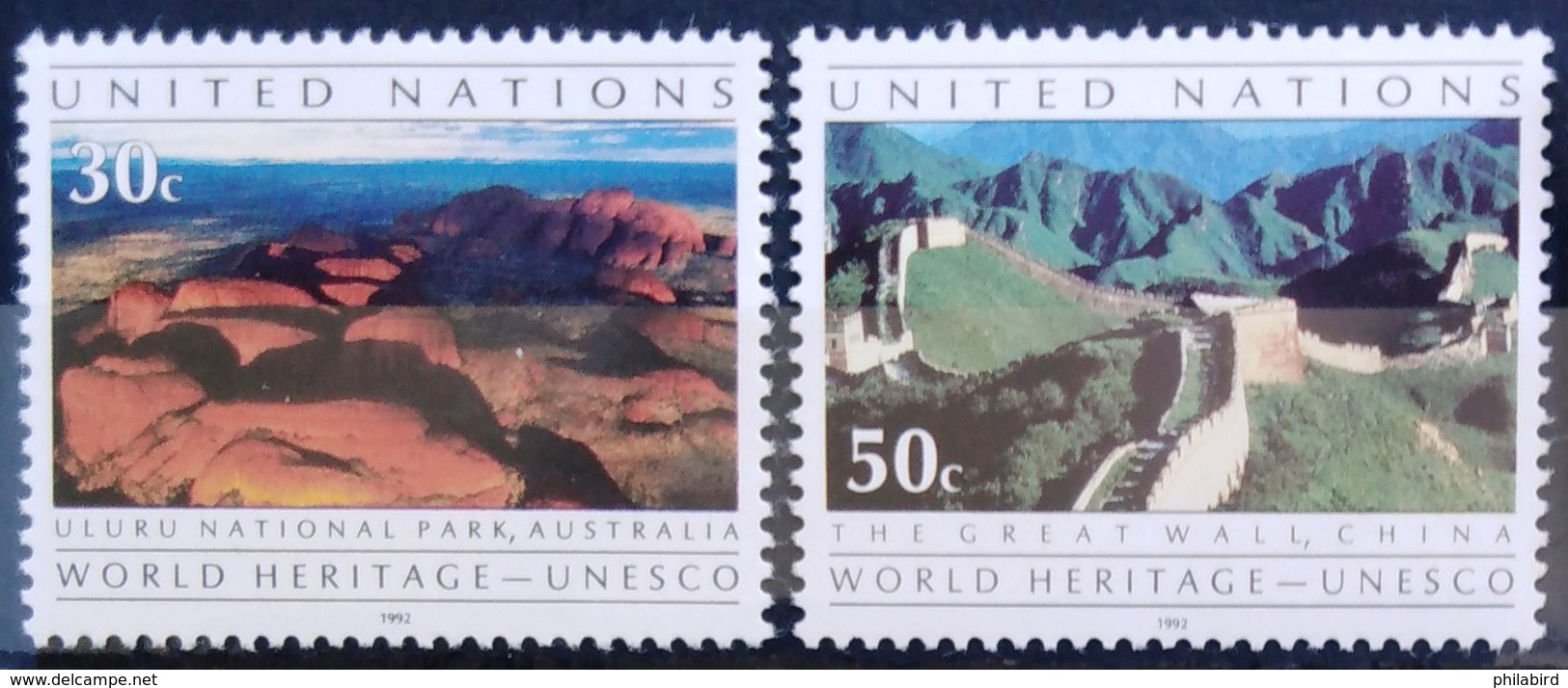 NATIONS-UNIS  NEW YORK                   N° 605/606                      NEUF** - Unused Stamps
