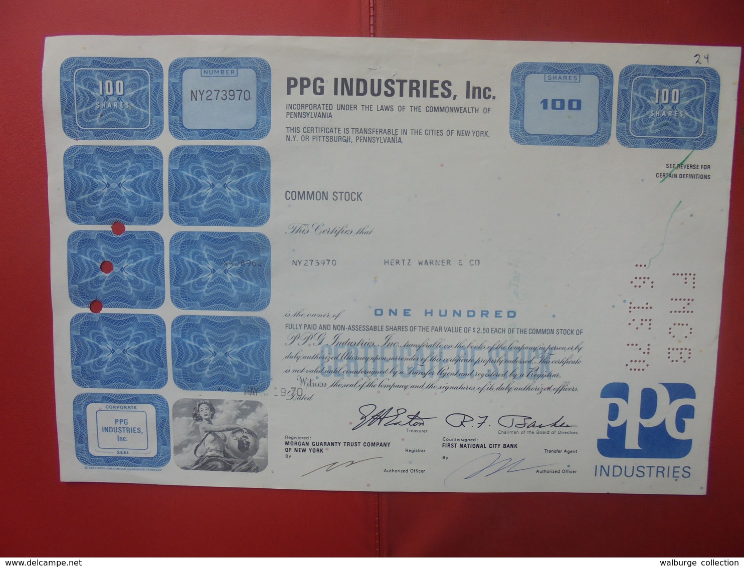 PPG Industrie 2,5$ U.S.A 1970 - Non Classés