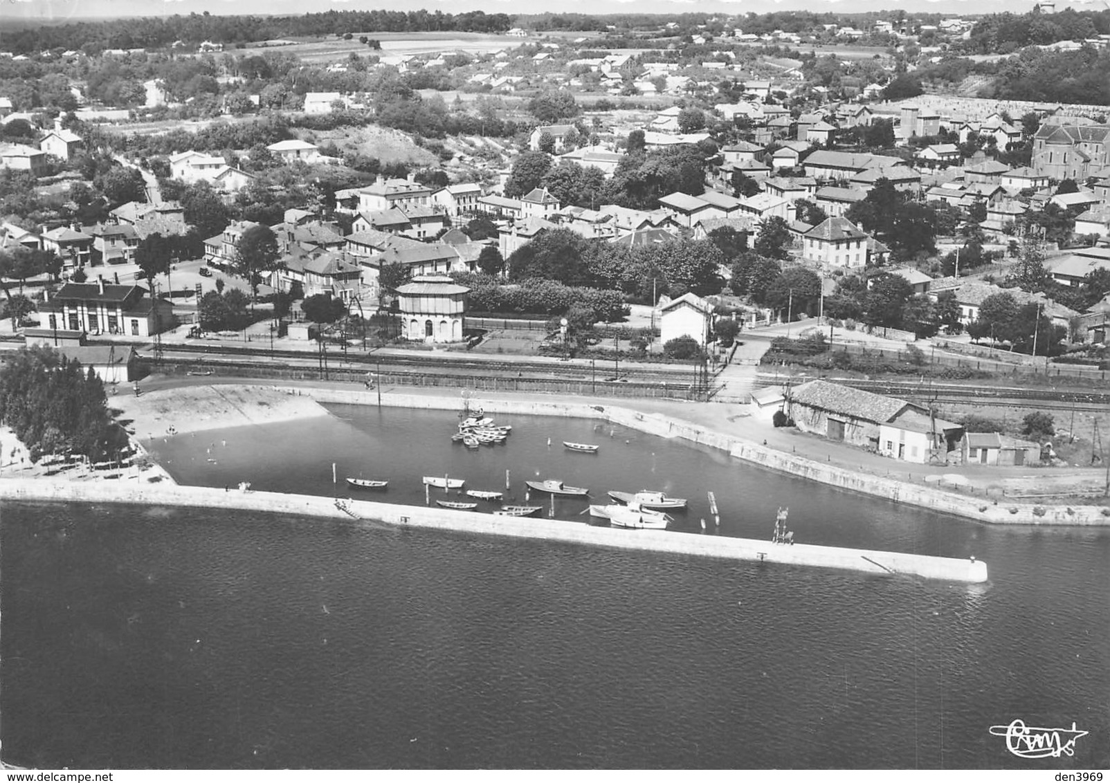 BOUCAU - Vue Aérienne - Le Port - Voie Ferrée - Cliché Rancurel - Boucau