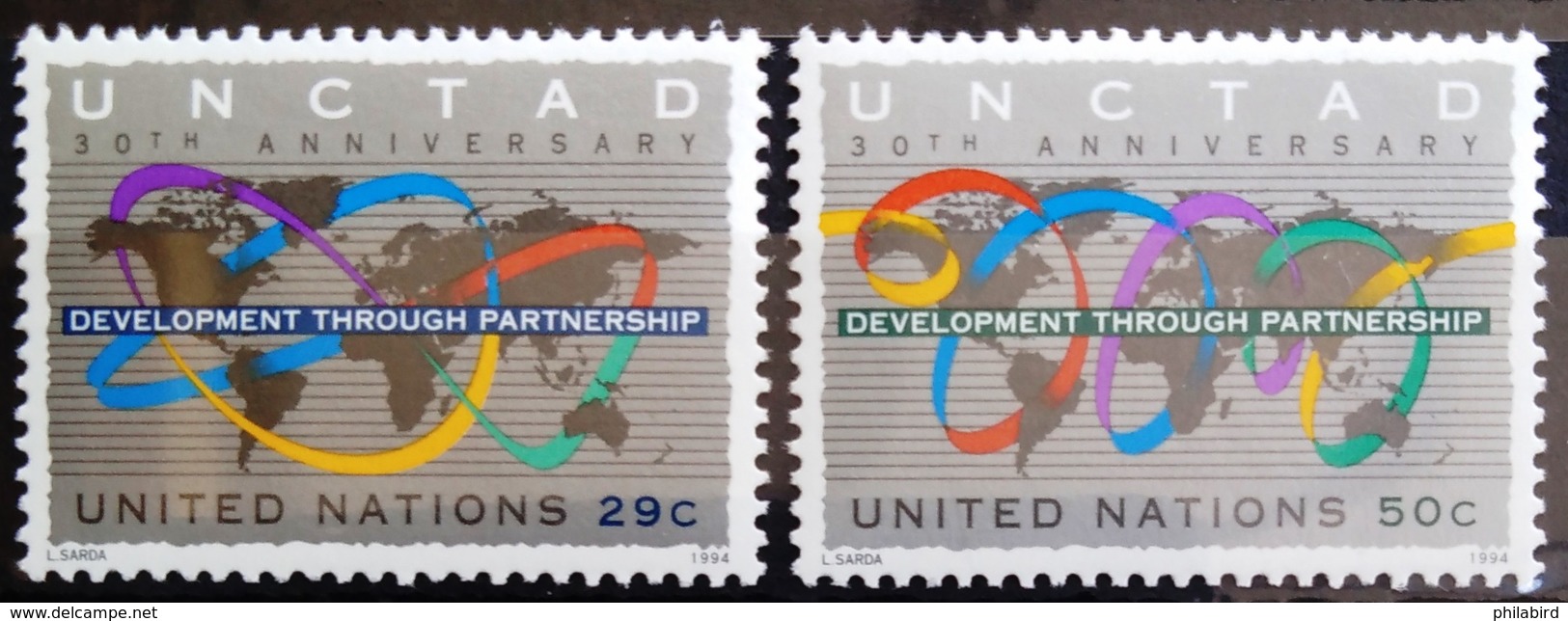 NATIONS-UNIS  NEW YORK                   N° 665/666                      NEUF** - Unused Stamps