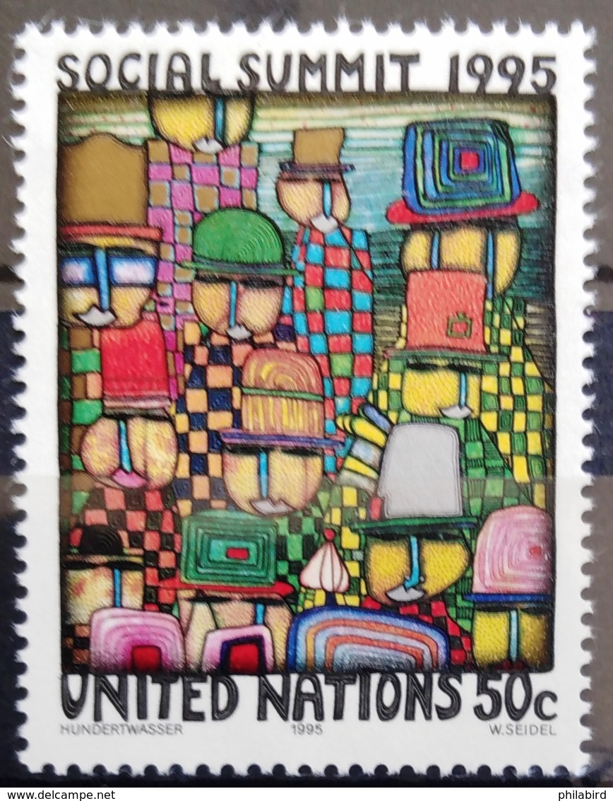 NATIONS-UNIS  NEW YORK                   N° 668                      NEUF** - Unused Stamps