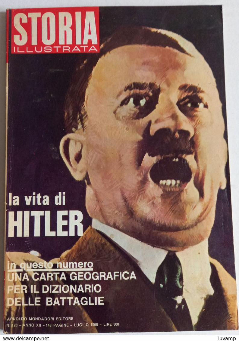 STORIA ILLUSTRATA -  LA VITA DI HITLER --N. 128 ( CART 77B) - Storia