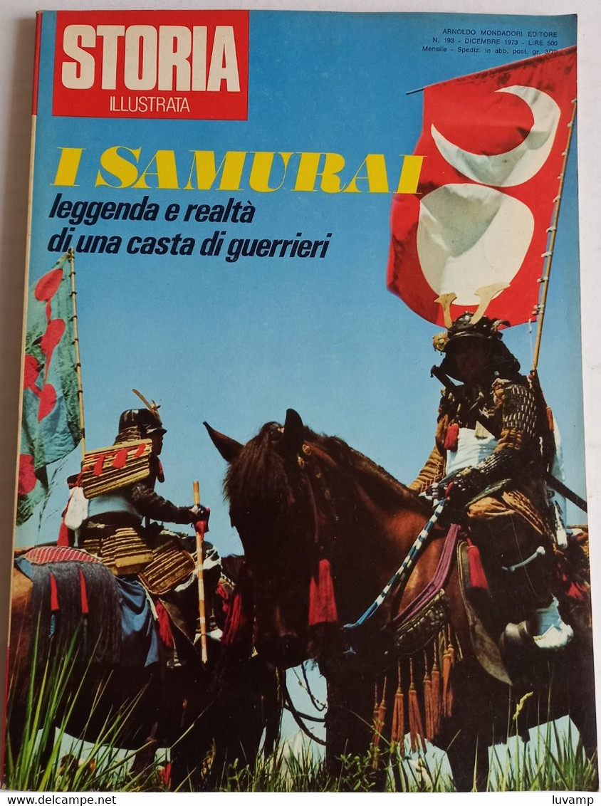 STORIA ILLUSTRATA -  SAMURAI - N. 193 ( CART 77B) - Storia