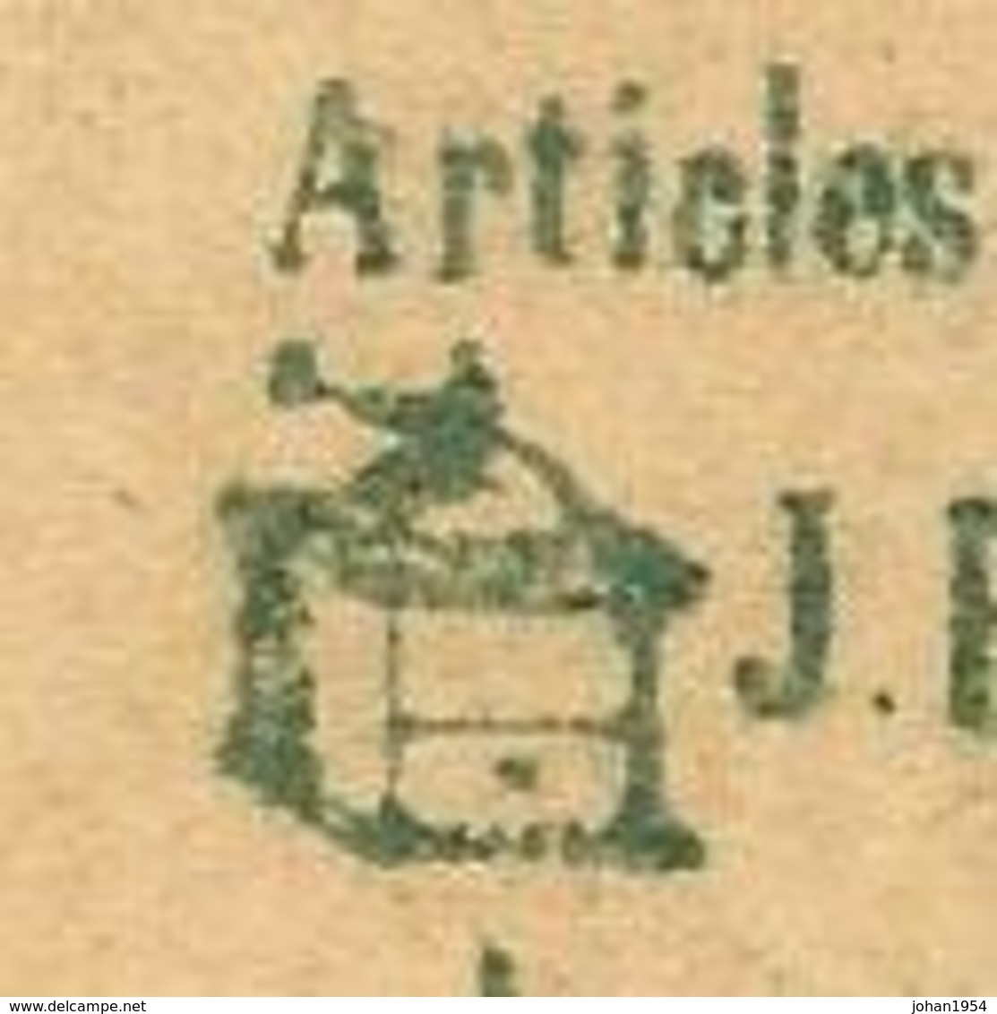 Postkaart, Afst. LIEGE 06/04/1887, Afz.: J. Baras -- Afbeelding KOFFIEMOLEN / MOULIN A CAFé - Cartoline 1871-1909