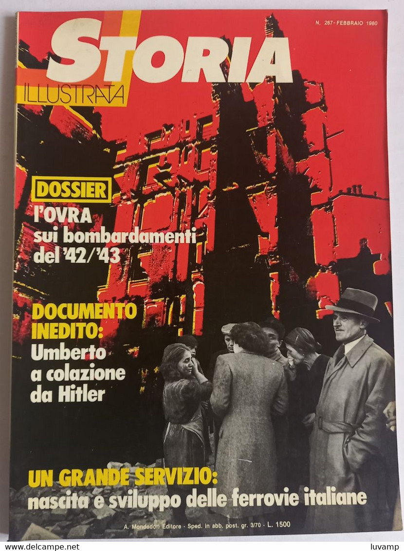 STORIA ILLUSTRATA - OVRA- BOMBARDAMENTI 1942-43 - N. 267 ( CART 77B) - History