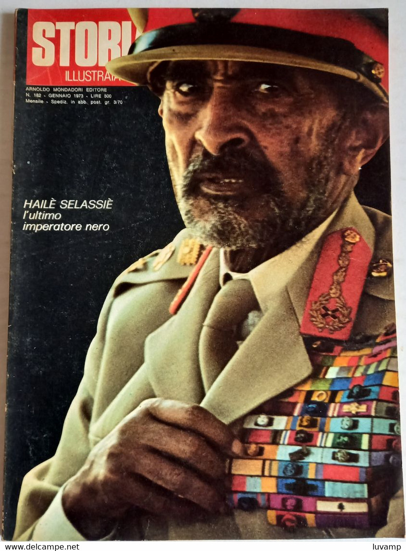 STORIA ILLUSTRATA -  HAILè SELASSIE' - N. 182 ( CART 77B) - Historia