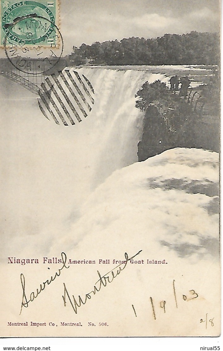 MONTREAL Canada Double Cachet à Date Dont Un Muet 1903    ...G - Cartas & Documentos