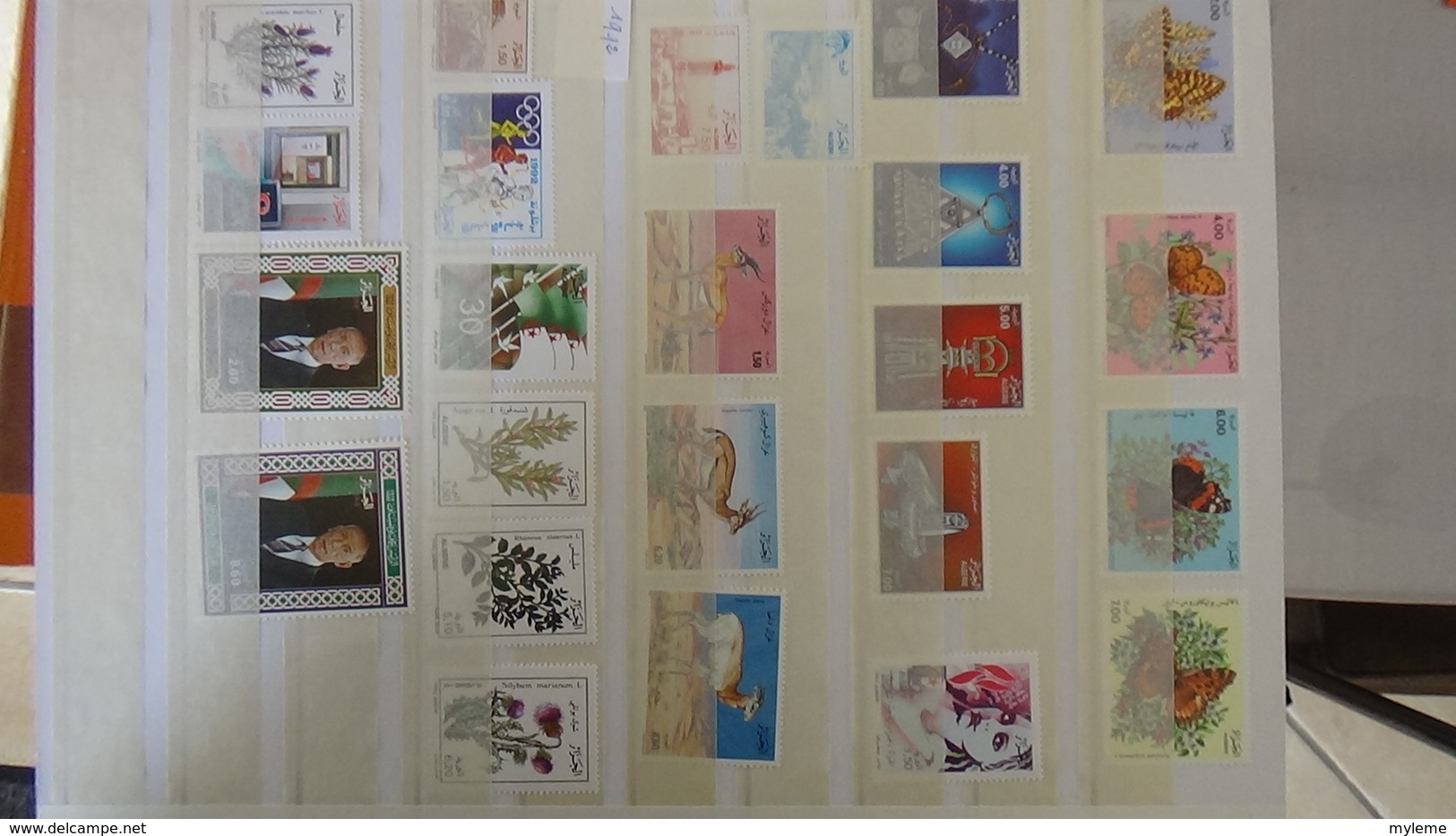 C91 Très belle collection timbres et blocs ** d'Algérie, Bénion et Burkina Fasso dont bonnes petites valeurs !!!