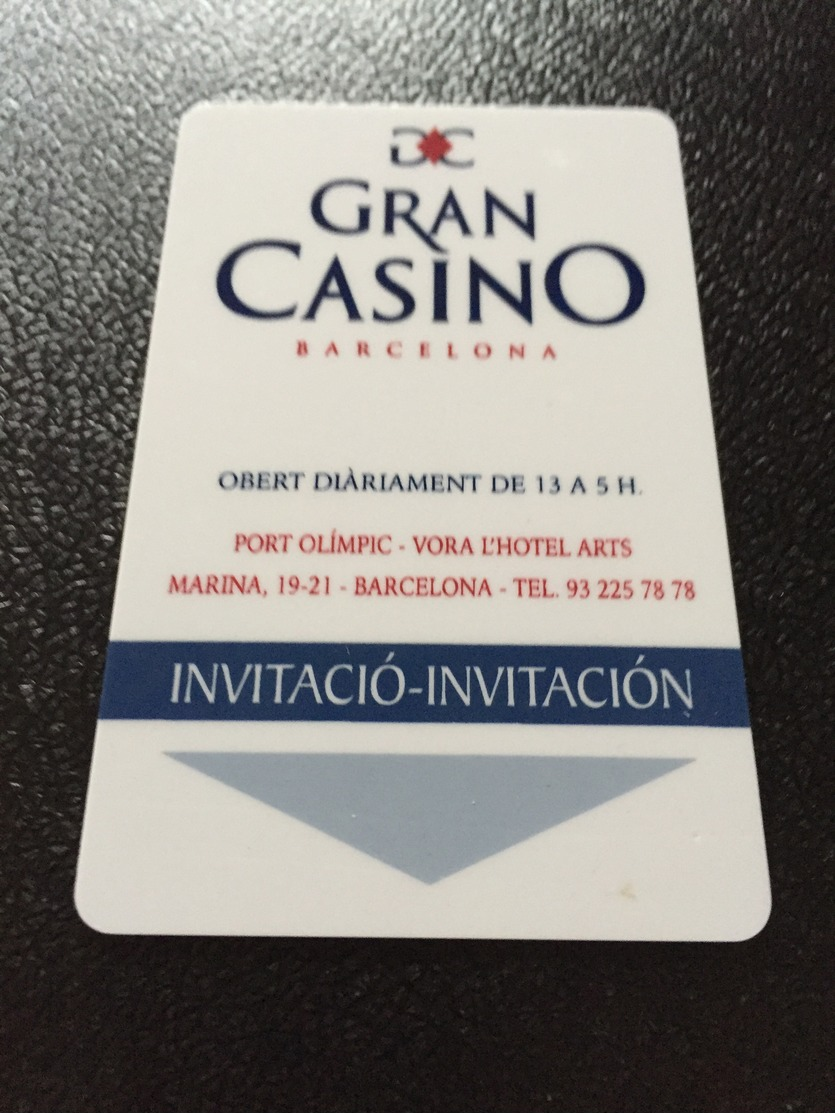 Hotelkarte Room Key Keycard Clef De Hotel Tarjeta Hotel  ALEXANDRA BARBELONA GRAN CASINO - Sin Clasificación