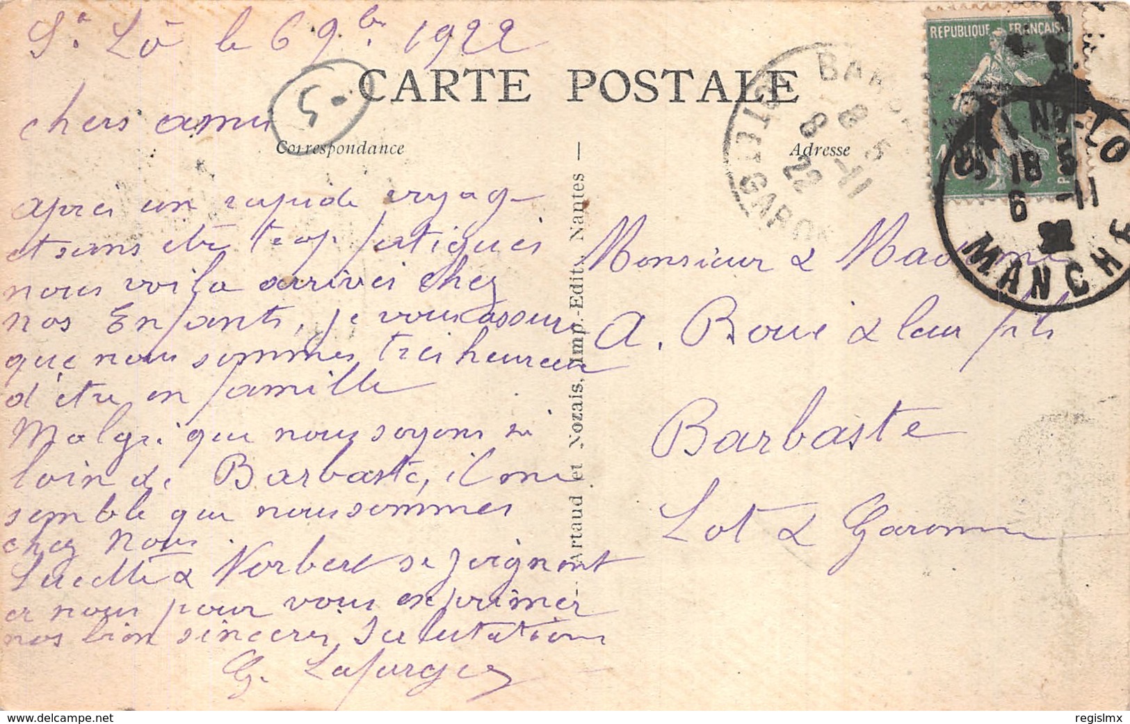 50-SAINT LO-N°T1078-C/0145 - Saint Lo