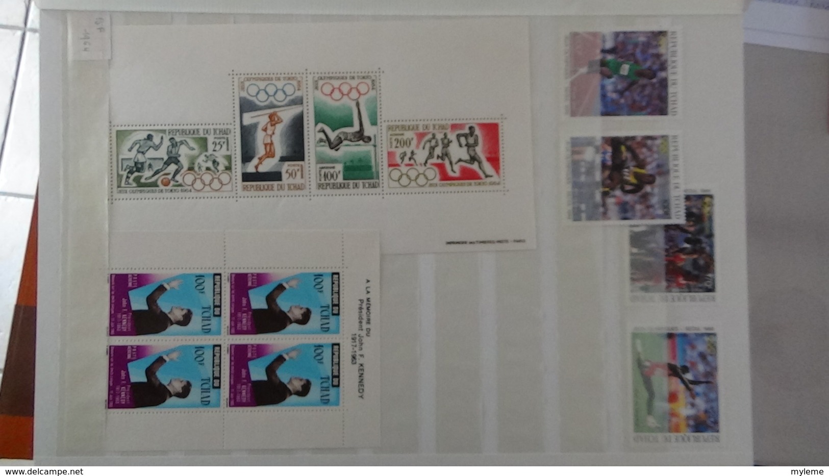 C92 Très belle collection timbres et blocs ** du Tchad et du Togo dont bonnes petites valeurs !!!