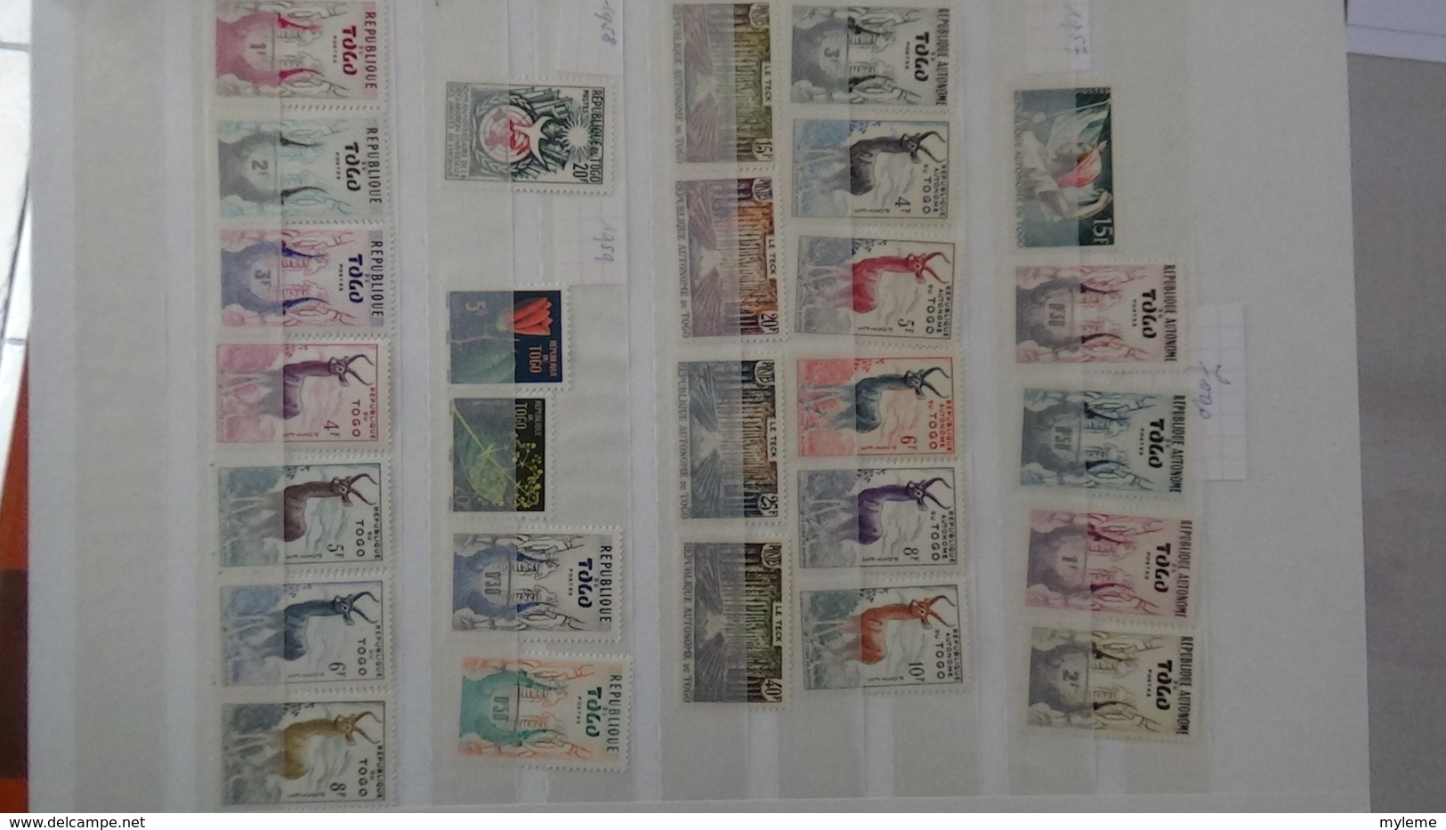 C92 Très belle collection timbres et blocs ** du Tchad et du Togo dont bonnes petites valeurs !!!