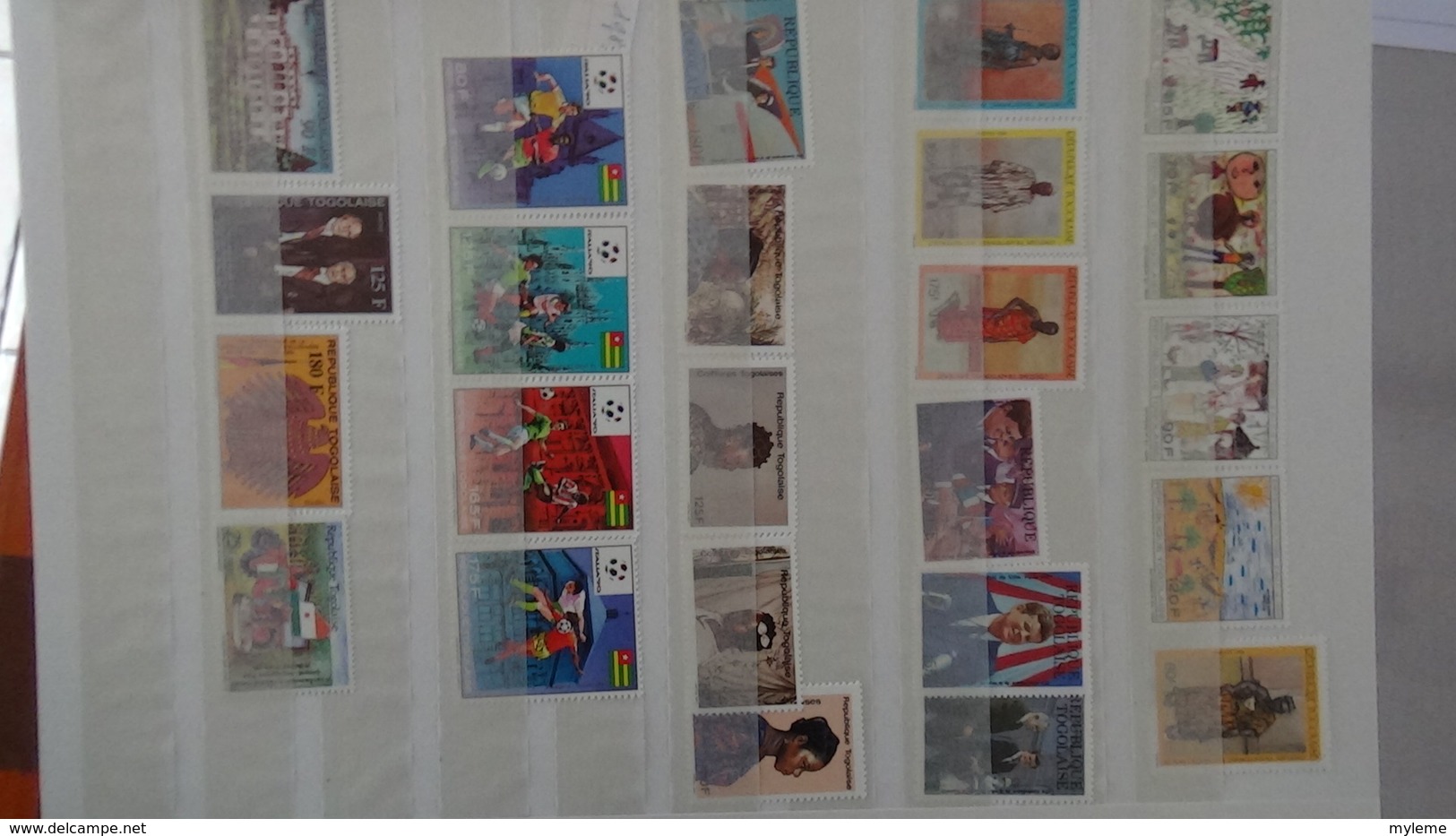 C92 Très belle collection timbres et blocs ** du Tchad et du Togo dont bonnes petites valeurs !!!