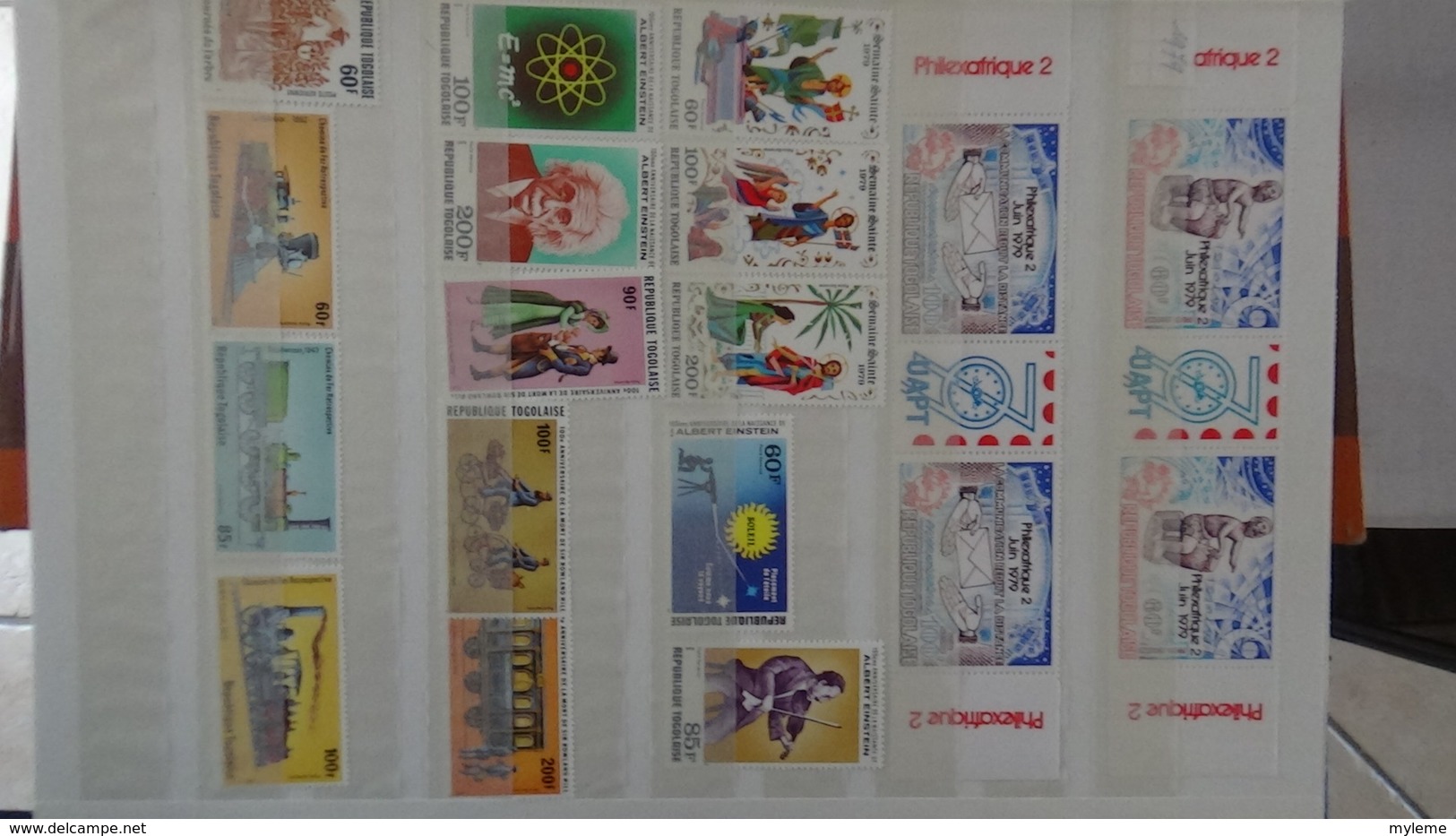 C92 Très belle collection timbres et blocs ** du Tchad et du Togo dont bonnes petites valeurs !!!