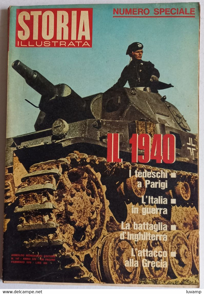 STORIA ILLUSTRATA -  IL 1940  NUMERO SPECIALE - N.  147 ( CART 77B) - History