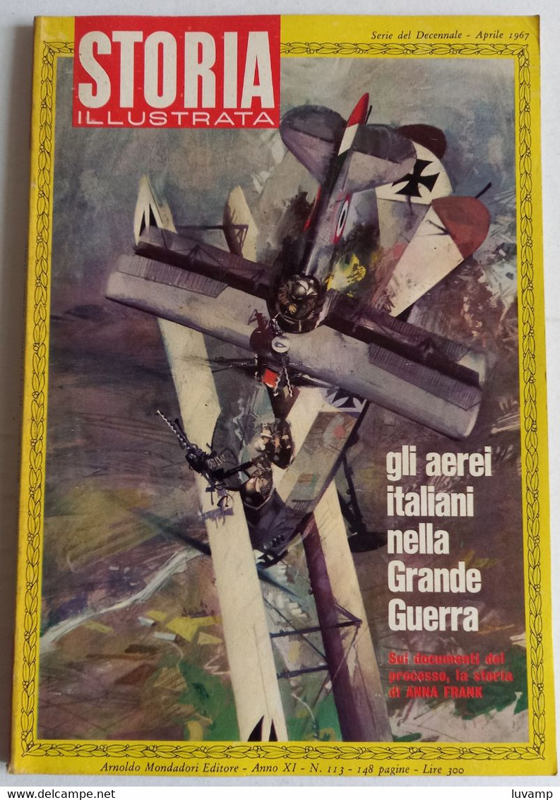 STORIA ILLUSTRATA -  AEREI ITALIANI GRANDE GUERRA - N.  113 ( CART 77B) - Geschichte