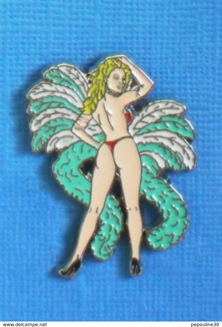 1 PIN'S //  ** PIN-UP / CABARET MOULIN ROUGE / FOLIES BERGERES & CRAZY HORSE ** . (© Qualité Collectors Série Limitée) - Pin-ups