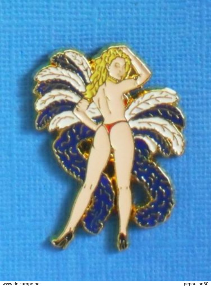 1 PIN'S //  ** PIN-UP / CABARET MOULIN ROUGE / FOLIES BERGERES & CRAZY HORSE ** . (© Qualité Collectors Série Limitée) - Pin-ups