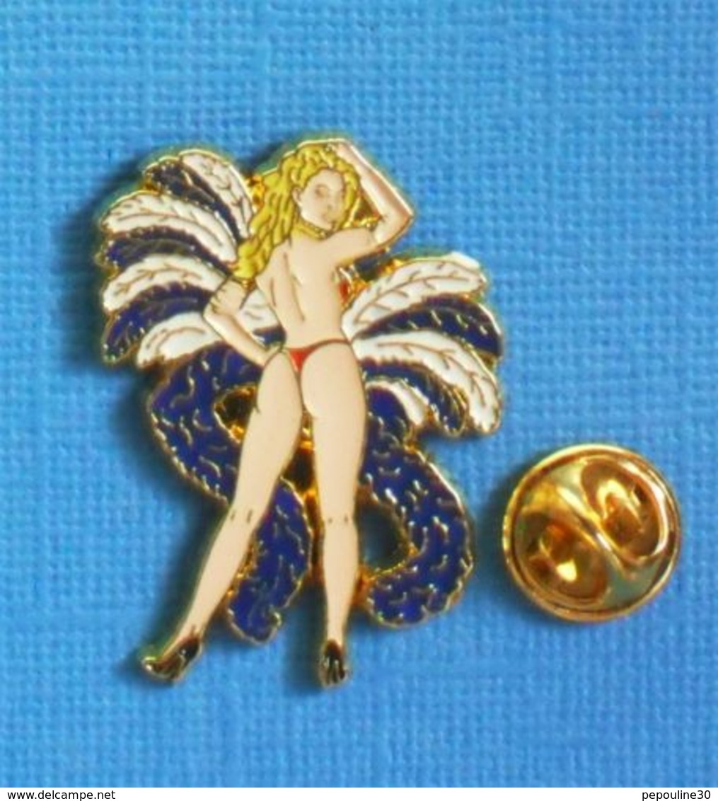 1 PIN'S //  ** PIN-UP / CABARET MOULIN ROUGE / FOLIES BERGERES & CRAZY HORSE ** . (© Qualité Collectors Série Limitée) - Pin-ups