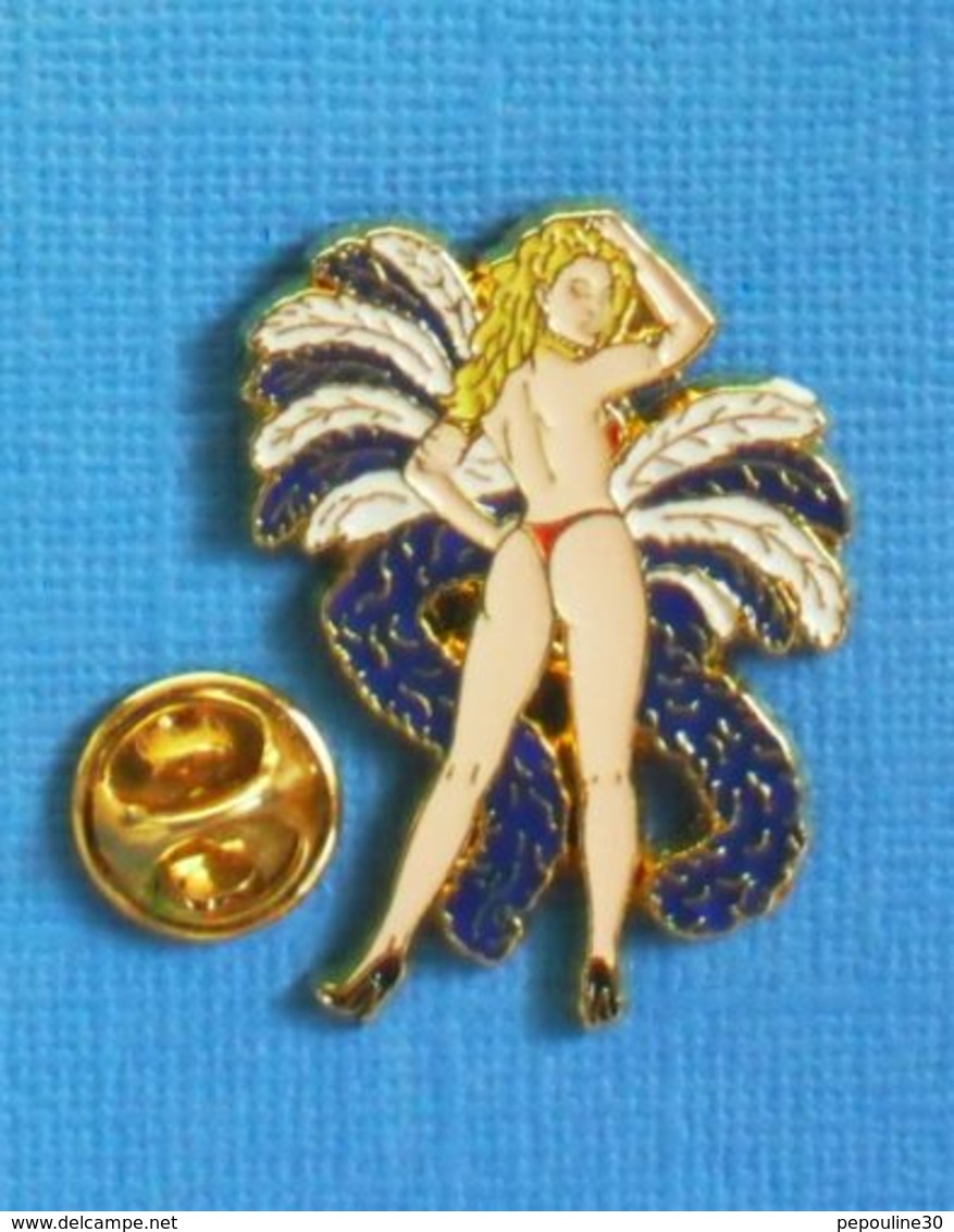 1 PIN'S //  ** PIN-UP / CABARET MOULIN ROUGE / FOLIES BERGERES & CRAZY HORSE ** . (© Qualité Collectors Série Limitée) - Pin-ups