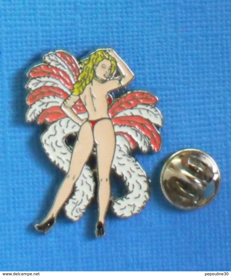 1 PIN'S //  ** PIN-UP / CABARET MOULIN ROUGE / FOLIES BERGERES & CRAZY HORSE ** . (© Qualité Collectors Série Limitée) - Pin-ups