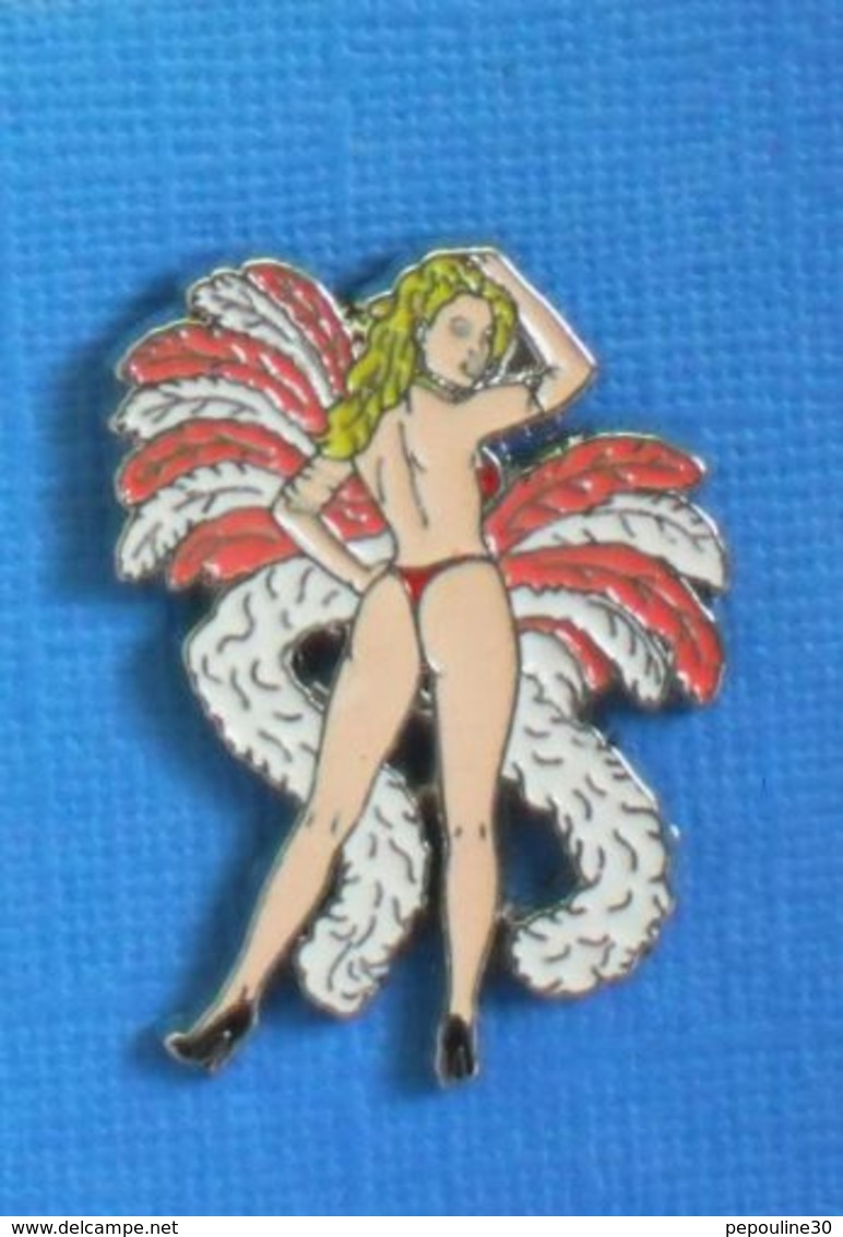 1 PIN'S //  ** PIN-UP / CABARET MOULIN ROUGE / FOLIES BERGERES & CRAZY HORSE ** . (© Qualité Collectors Série Limitée) - Pin-ups