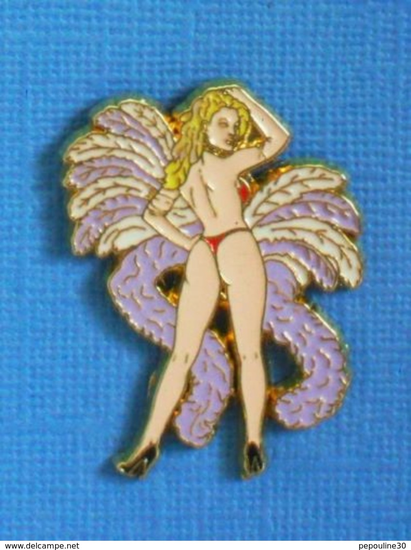 1 PIN'S //  ** PIN-UP / CABARET MOULIN ROUGE / FOLIES BERGERES & CRAZY HORSE ** . (© Qualité Collectors Série Limitée) - Pin-ups