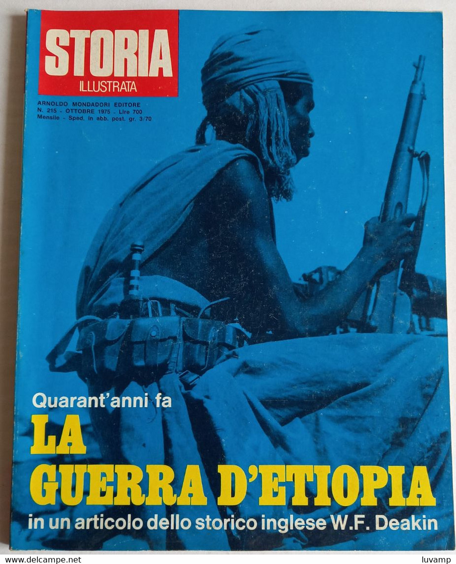 STORIA ILLUSTRATA -  LA GUERRA D'ETIOPIA- N.  215 ( CART 77B) - Storia