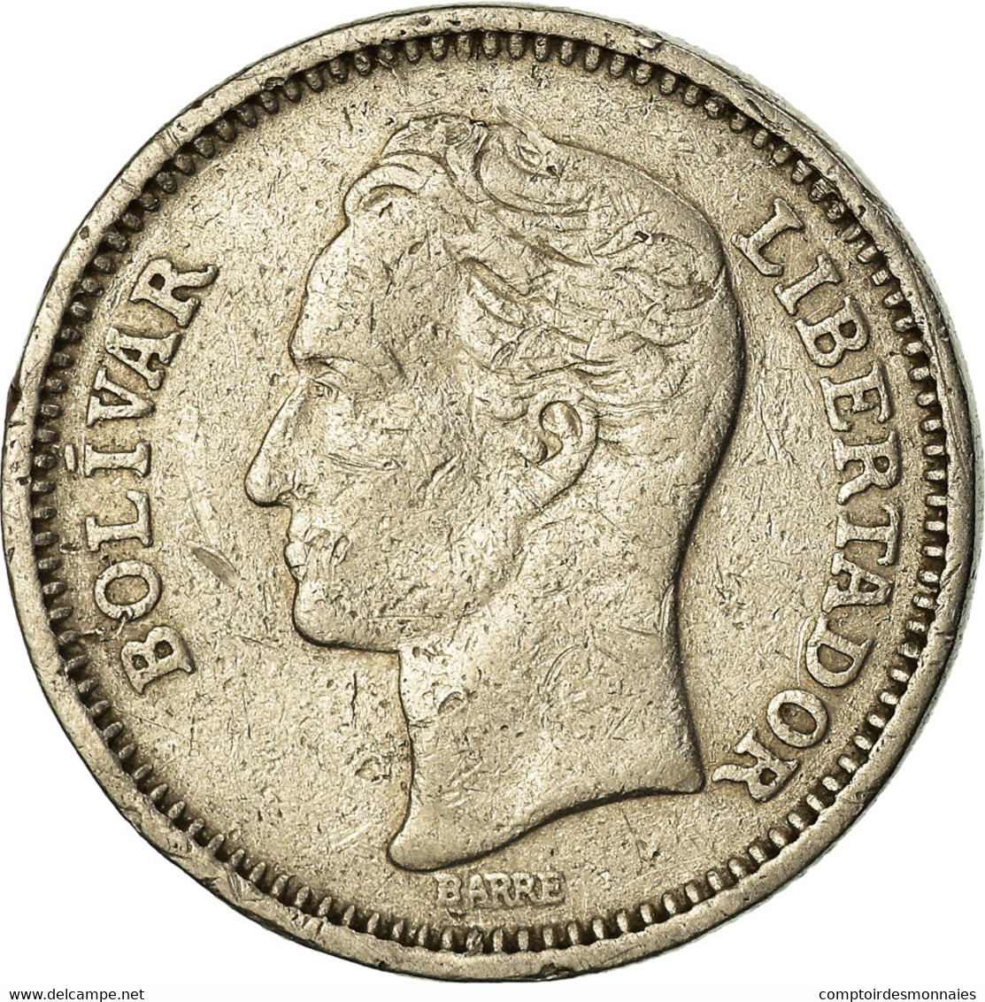 Monnaie, Venezuela, 50 Centimos, 1965, TB+, Nickel, KM:41 - Venezuela