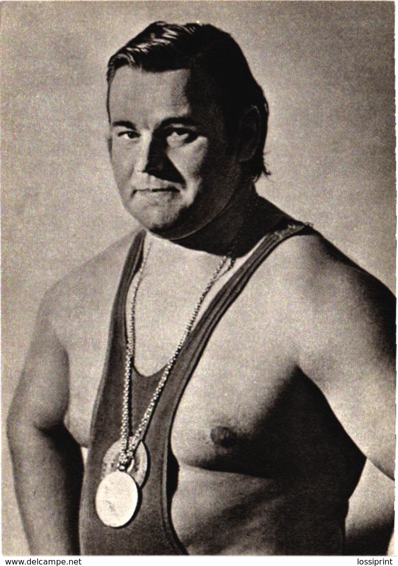Estonia:Olympic Medallist Weightlifter Jaan Talts, 1979 - Weightlifting