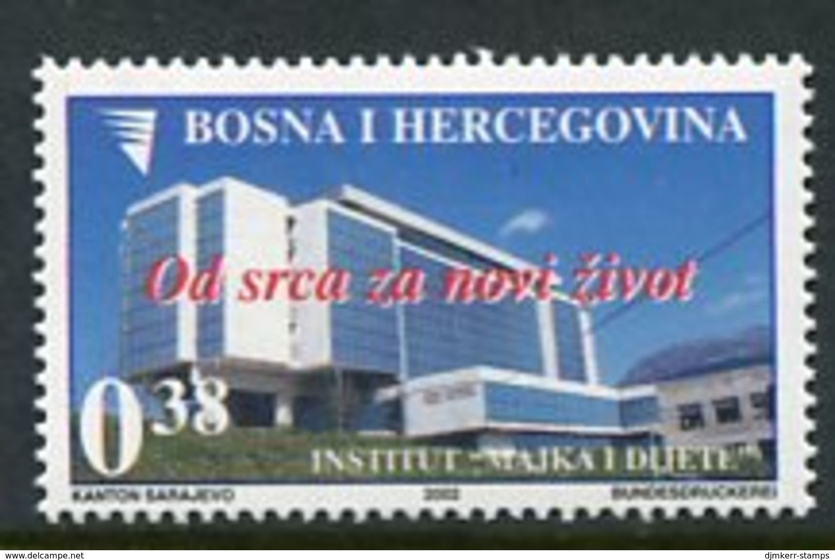 BOSNIA & HERCEGOVINA (Sarajevo) 2002 Mother And Child Institute MNH / **.  Michel 286 - Bosnien-Herzegowina