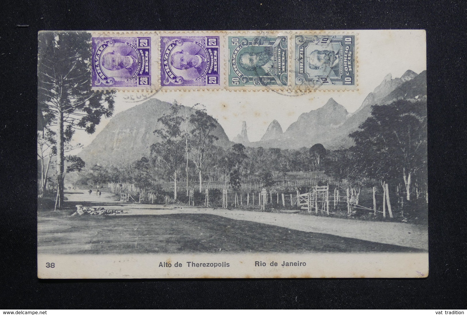 BRÉSIL - Affranchissement De Rio De Janeiro Sur Carte Postale Pour La France - L 60871 - Covers & Documents