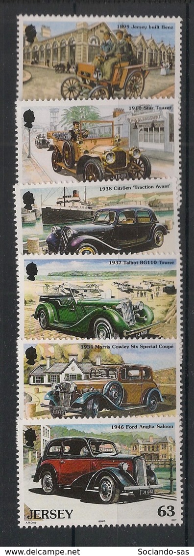 Jersey - 1999 - N°Yv. 885 à 890 - Old Cars - Neuf Luxe ** / MNH / Postfrisch - Jersey