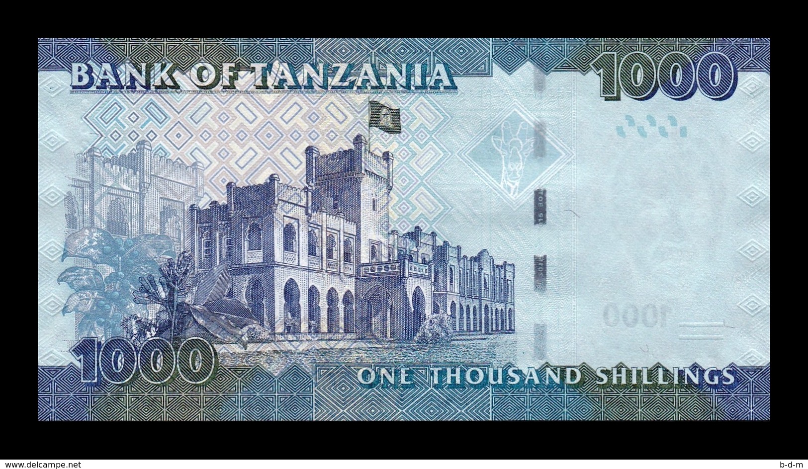Tanzania 1000 Shillings 2015 Pick 41b SC UNC - Tanzania