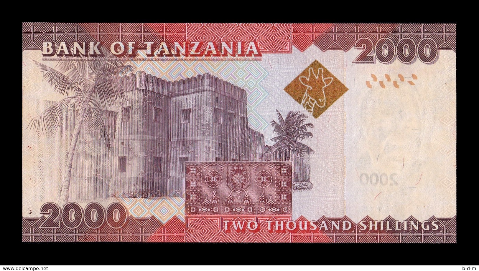 Tanzania 2000 Shillings 2015 Pick 42b SC UNC - Tanzania