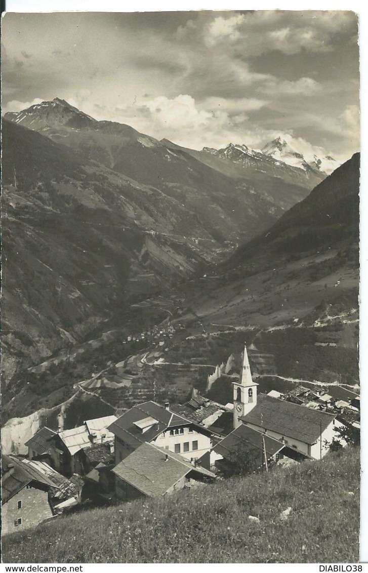 HÉRÉMENCE   ( VAL D' HÉRENS ) SUISSE...       LE SASSENEIRE ET LA DENT BLANCHE - Hérémence